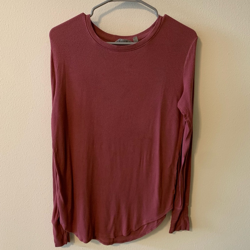 Athleta Cozy Long Sleeve Top Size Medium - Picture 2 of 4